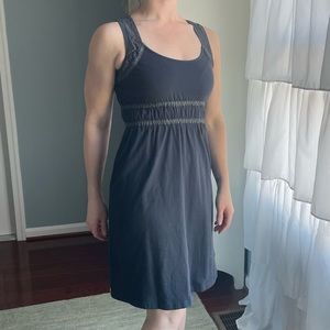 Lole Summer Dress Chambray Cotton Blue Small